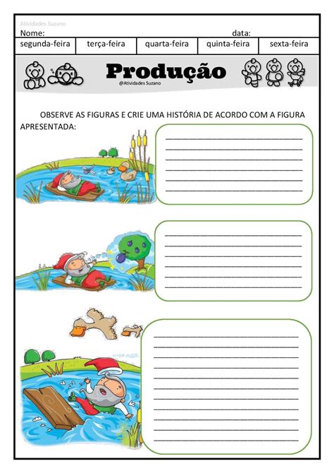 Produção De Texto Imagens