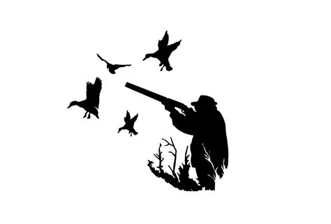 Duck Hunting Silhouette Free Download On Clipartmag