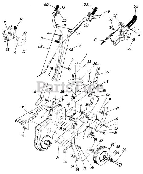 Craftsman Tiller Parts Diagram