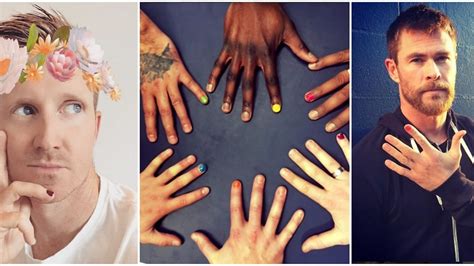 Nailed It Why ‘polished Men’ Have One Painted Fingernail This October The Feed