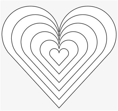 Download Color Heart Black White Line Art 999px 121 Rainbow Heart