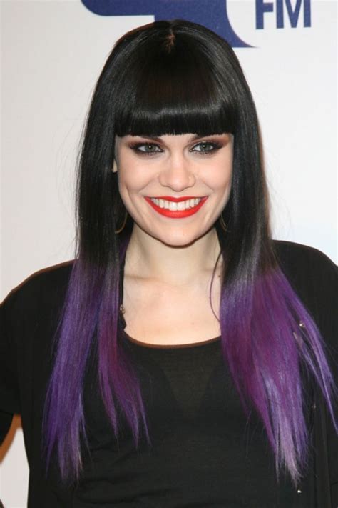 Jessie J Dip Dye Hair World Hair Purple Hair