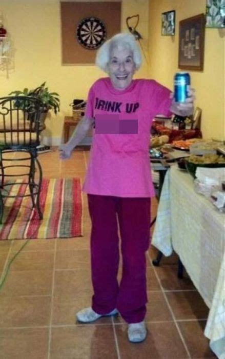 Hilarious Old People With Inappropriate Slogans On Their Shirts 21 Pics