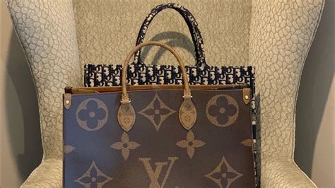 Louis Vuitton Onthego Tote Review Comparison To Dior Book Tote What