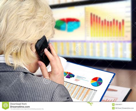 Analyzing data. stock image. Image of analysis, money - 20844871