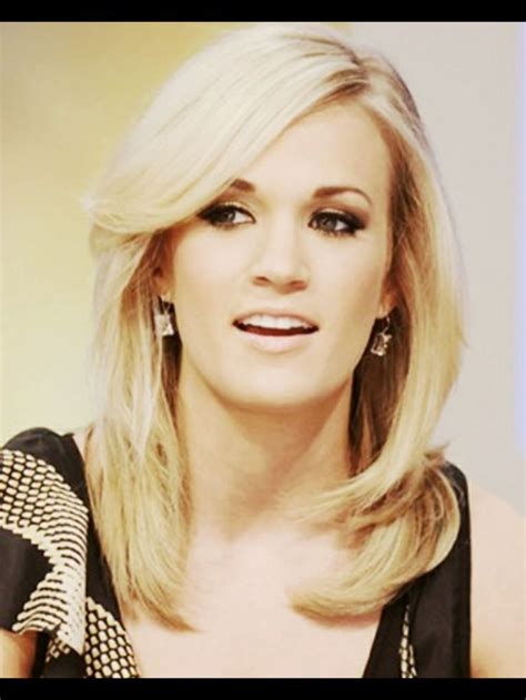 Carrie Underwood Carrie Underwood Hair Hair Lengths Medium Length Hair With Layers