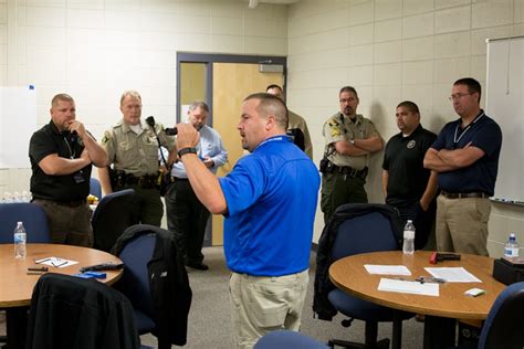 Local Law Enforcement Demo Use Of Force Simulator Moraine Park Technical College Blog
