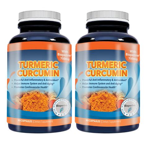 Totally Products Turmeric Curcumin 750 Mg With 95 Percent Curcuminoids