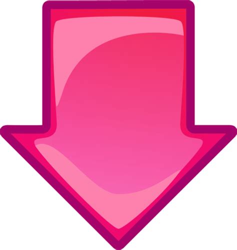 Pink Arrow Pointing Down Clip Art Library