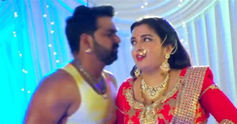 amrapali dubey sexy video photos bhojpuri actress and pawan singh s naughty romantic song is a