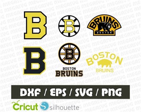 Boston Bruins Svg Dxf Eps Png Cut File Pack