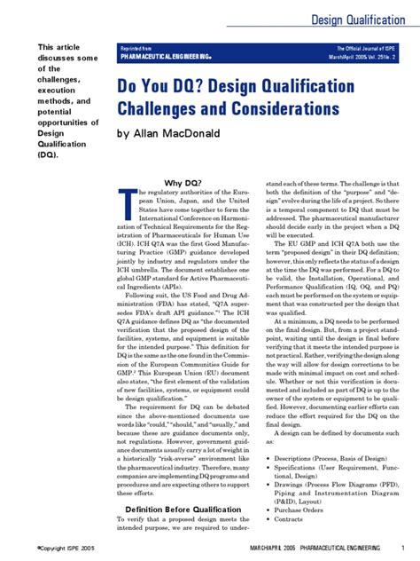 What Is Design Qualification Verification And Validation