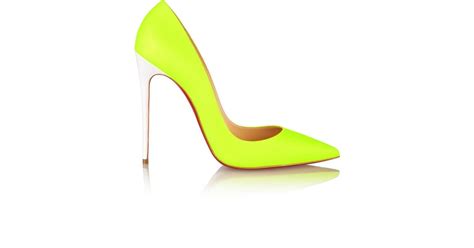 Christian Louboutin So Kate Neon Leather Pumps In Yellow Lyst Canada