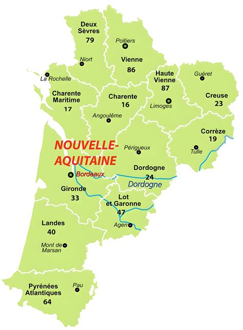 Quels Sont Les Départements De La Nouvelle Aquitaine
