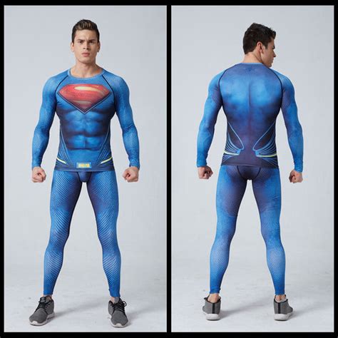 Superman Blue Leggings Pants For Men I Am Superhero
