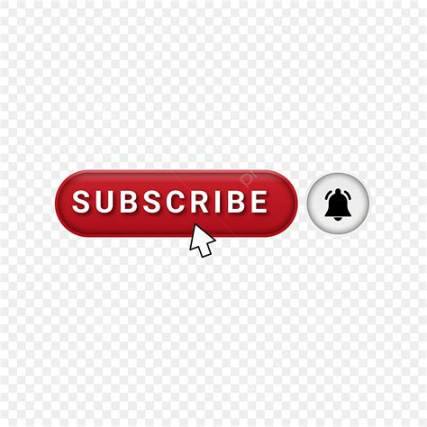 Youtube Subscribe Button Vector Hd Images Youtube Subscribe Now Button