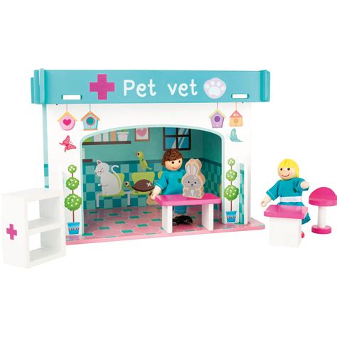 Prueba estos juegos que toman lugar en la comodidad acogedora de una casa. Casa de juegos Clínica Veterinaria con accesorios - Shopmami