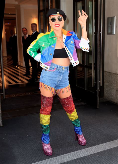 Best Lady Gagas Street Style Looks LILAC FASHION WRITES