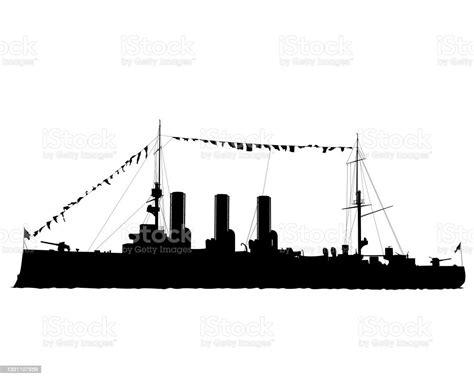 Altes Kriegsschiff Stock Vektor Art Und Mehr Bilder Von Kriegsschiff