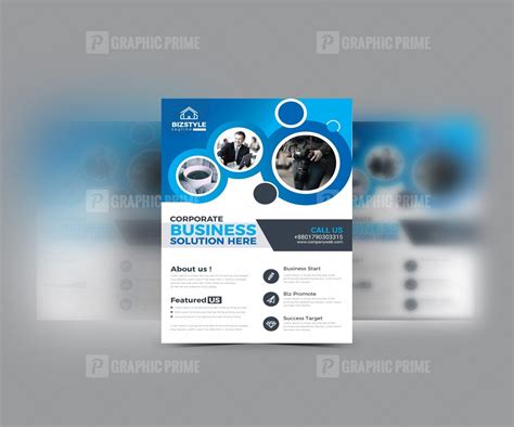 Sleek Business Flyer Templates Graphic Prime Graphic Design Templates