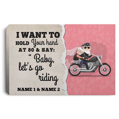 Golf Couple Canvas Personalized I Want To Hold Your Hand At 80 And