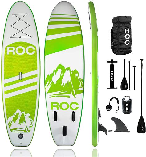 Free flow paddle board accessories. Roc Inflatable Stand Up Paddle Board W Free Premium SUP ...