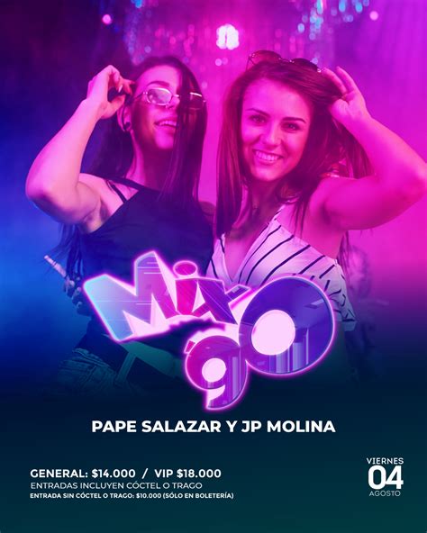 Mix 90 Viernes 4 De Agosto Sala Portugal