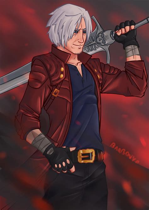 Dante from DMC5 (Fanart by me) : DevilMayCry