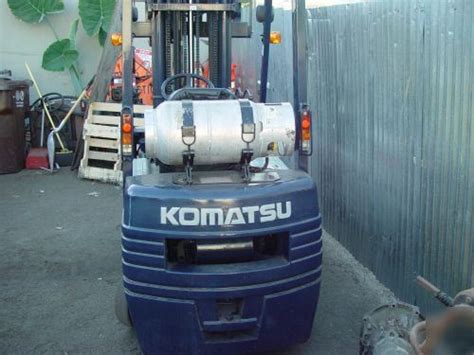 Komatsu Fg25st 11 5000 Lbs Capacity Propane Forklift