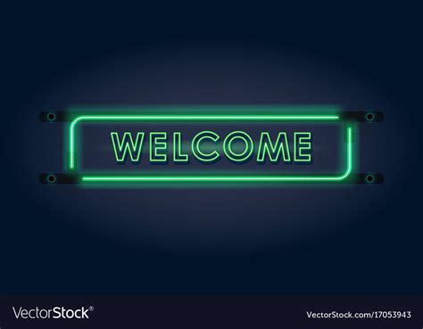 Neon Welcome Sign Png Pngtree Offers Neon Signs Png And Vector Images