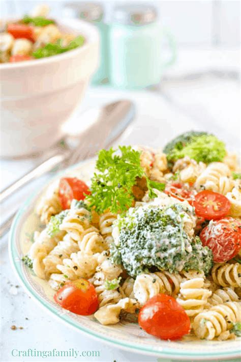 The Best Simple Vegetable Garden Pasta Salad Quick And Easy