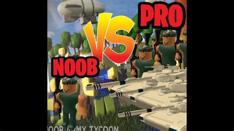Noob To Pro Challenge Noob Army Tycoon Roblox