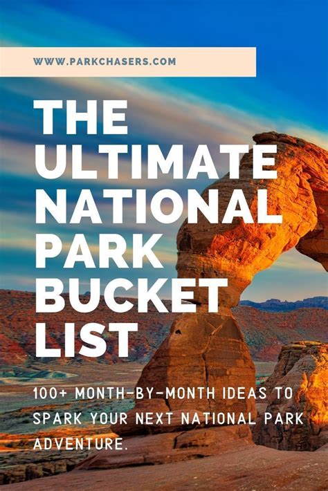 The Ultimate National Park Bucket List National Park Passport