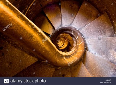 Spiral Staircase In Sagrada Família Church Designed By Modernista