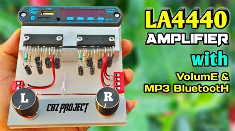 Power supply to circuit ic la4440 stereo power amplifier can use a power supply with output voltage of 12 volts dc and the current minimum of 2 amperes. DIY Powerful Ultra Bass Stereo Amplifier Using IC LA4440 ...