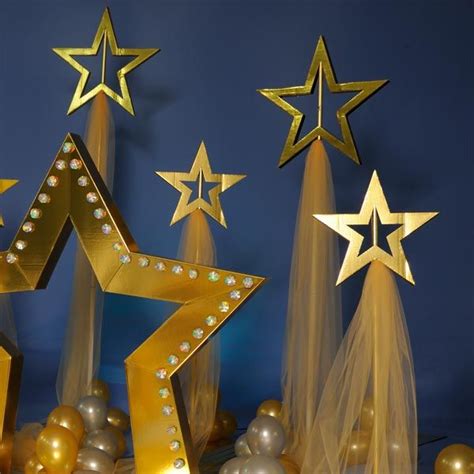 Short Shining Star Stands Kit In 2022 Graduation Decorations Star