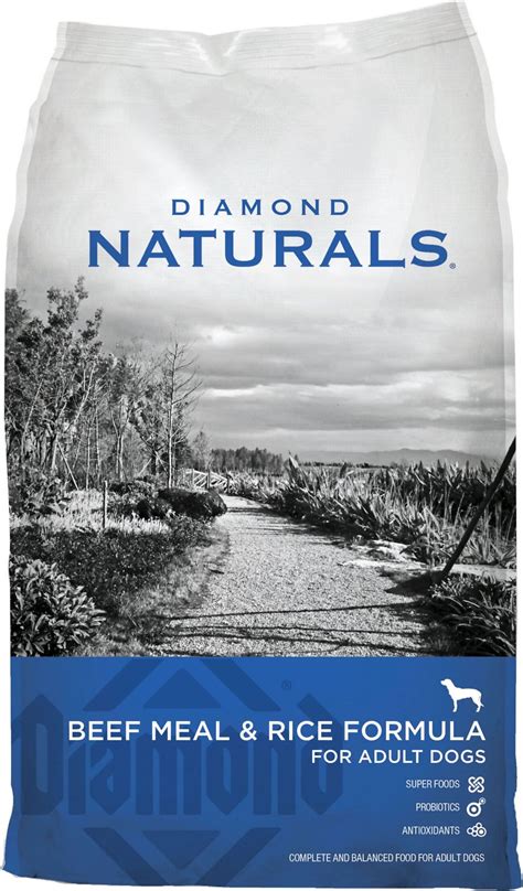 Diamond brand has a lot going on for it when it comes to producing quality pet food at a price that honestly at times makes me wonder how they do it since have quality dog food which provides healthy digestion. Diamond Naturals Beef Meal & Rice Formula Adult Dry Dog ...