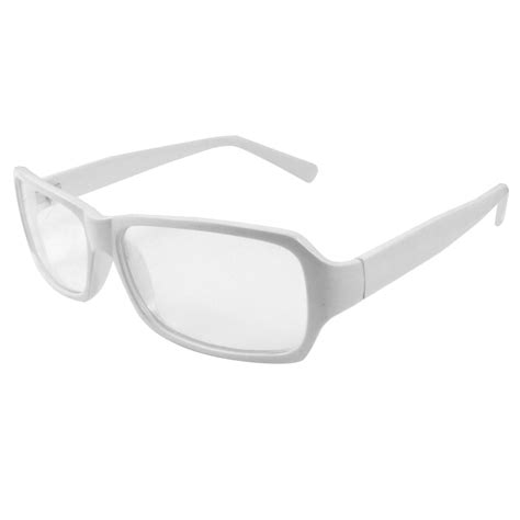Women Men White Full Frame Rectangular Lens Plain Glasses Walmart Canada