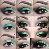 Photos of Green Eye Makeup Tutorial