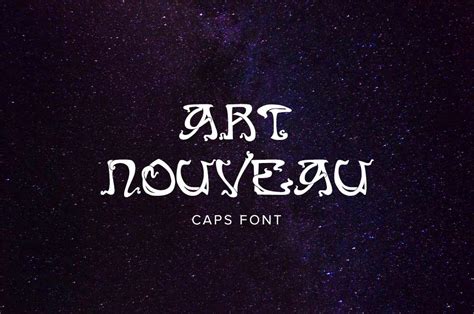 25 Art Nouveau Fonts — Download Free On The Designest