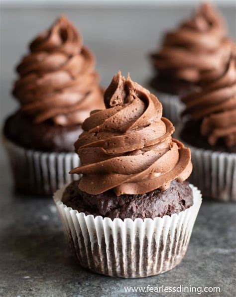 The Best Gluten Free Chocolate Cupcakes Fearless Dining