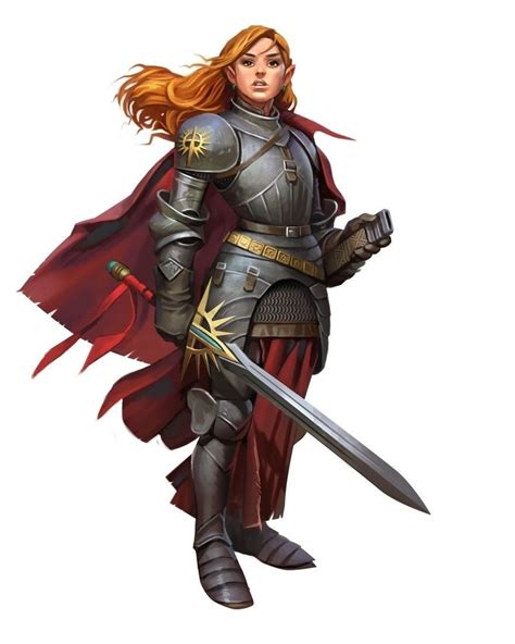 Knight Character Portraits Warrior Woman Rpg Character