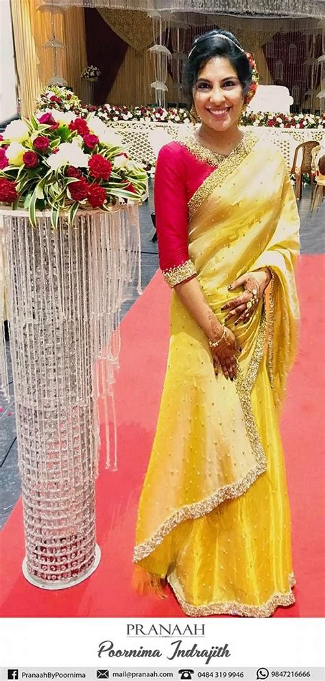 Poornima indrajith new pictures and saree photos. You are gold....solid gold !! clientdiaries pranaah ...