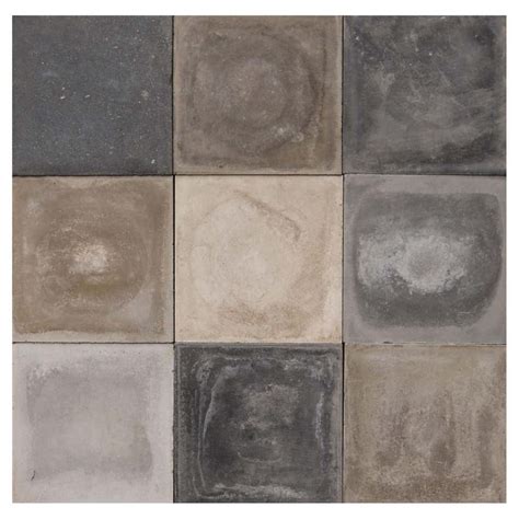 Reclaimed Green Marble Effect Cement Floor Tiles For Sale At 1stdibs