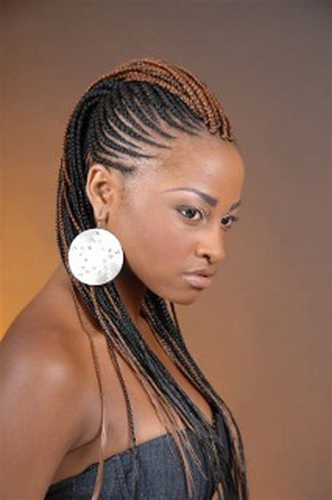 French Braid Hairstyles For Black Women