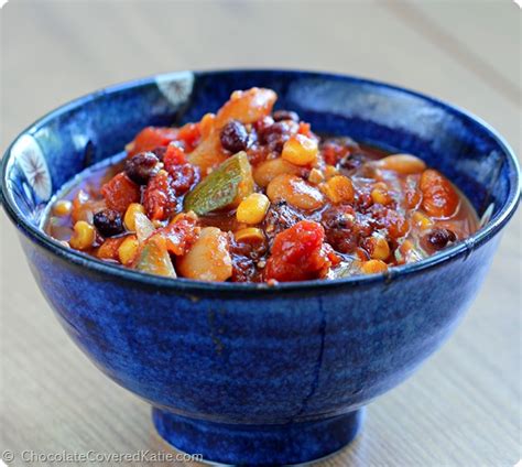 Vegetarian Chili Very Quick And Easy