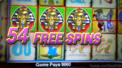 pharaoh s fortune 54 free spins bonus round 5c slot game 5x multiplier youtube