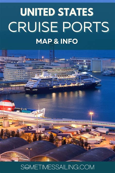 United States Cruise Ports Map And Useful Information
