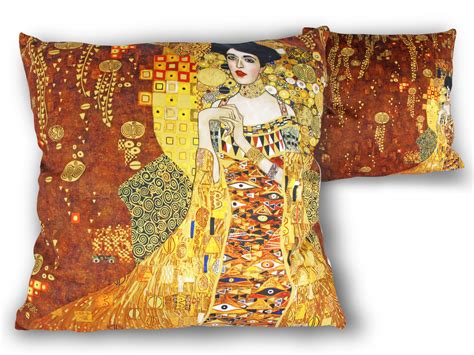 Klimt was chosen as its president and was active in organizing exhibitions until he left the group in 1905. Gustav Klimt | Polštář G.Klimt - Adela 45 cm x 45 cm ...