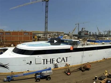 The Cat Refit Video Detyens Shipyards In Charleston South Carolina